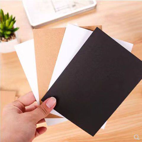 加厚硬美术学混装DIY空白明信片妇女节单词卡空白卡水彩卡纸手绘