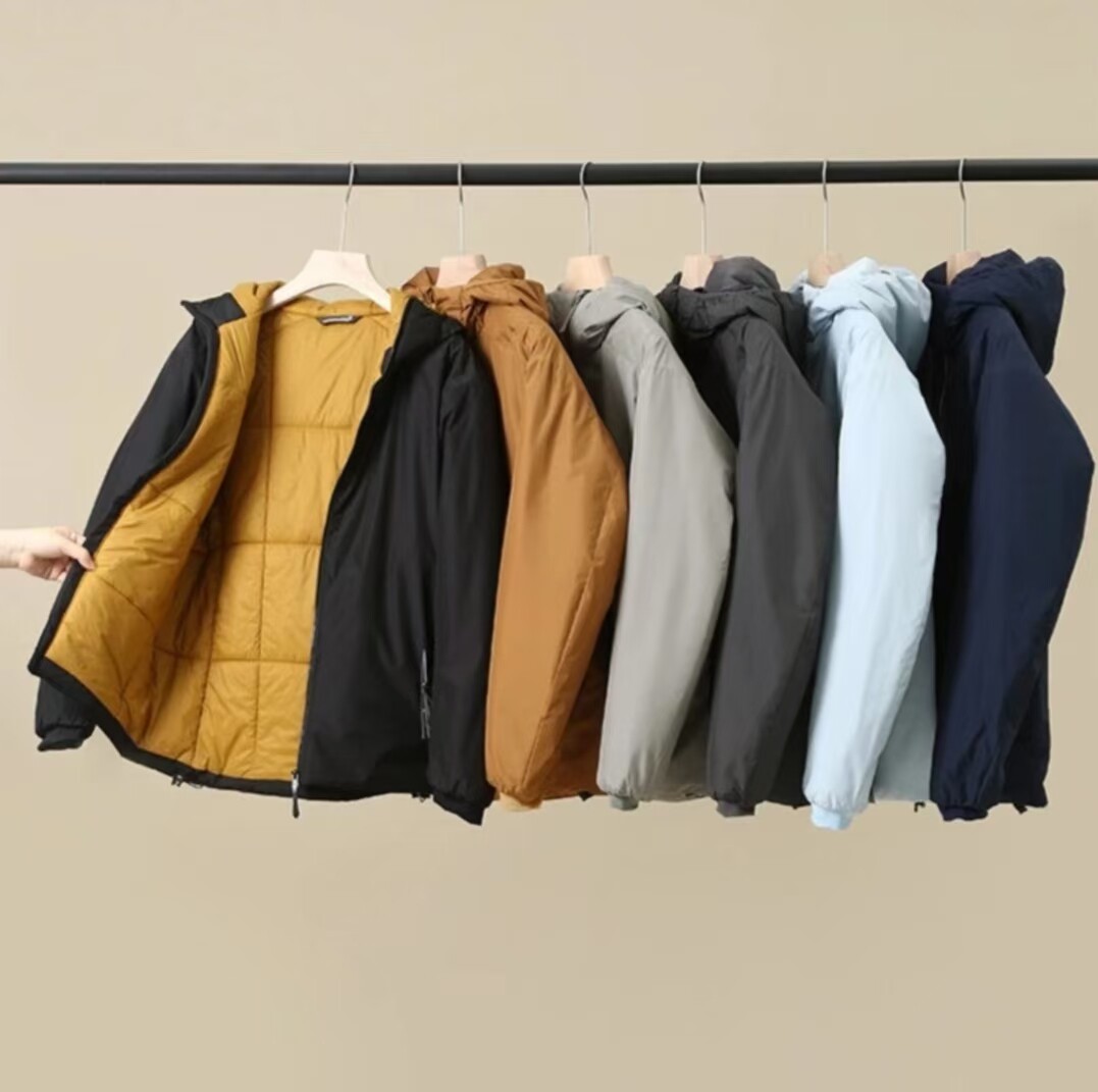 袅家阿童目同款男款轻量保暖棉服冲锋衣