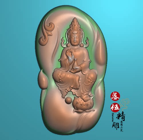 随形 观音92038毛泽东精雕图jdp灰度图bmp浮雕图玉雕长城站伟人