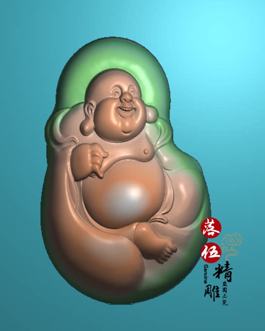5.21 灰度图精雕图玉雕图电脑浮雕图挂件童