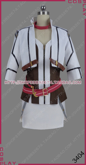圣旗龙3404 cosplay服装 英雄传说:闪之轨迹2 亚莉莎 新品