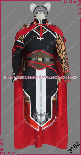 3162 cosplay服装 RWBY 西耶娜·汗 新品