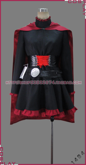 圣旗龙1494 cosplay服装 RWBY Red Trailer