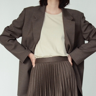 团长家2025轻奢进口高支SUPER140高端精纺澳洲羊毛单排扣西装 外套