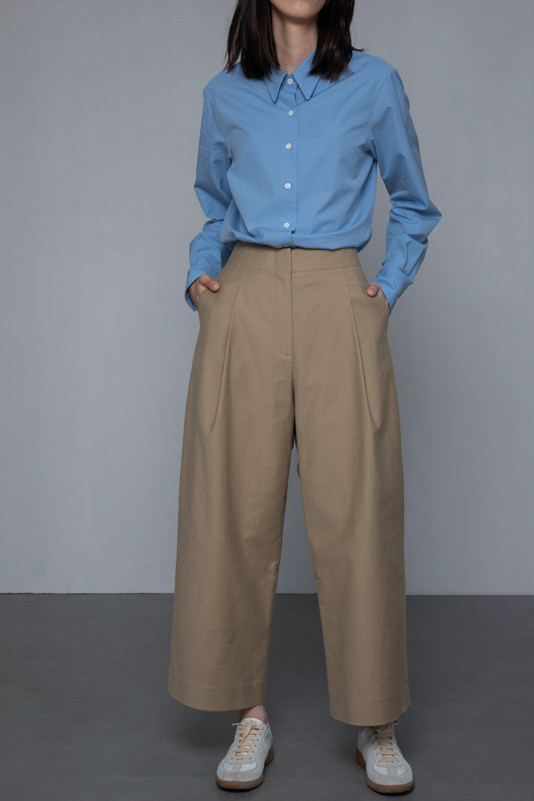 团长家2025春经典时尚休闲廓形高腰气球裤女舒适基础棉质百搭,女装/女士精品,休闲裤,淘宝优惠券,粉丝福利购,淘宝优惠卷