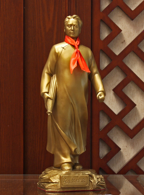 毛主席去安源摆像客厅书房装饰品