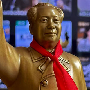 毛爷爷铜像招挥手主席全身像客厅办公室桌面摆件像送礼长辈领导