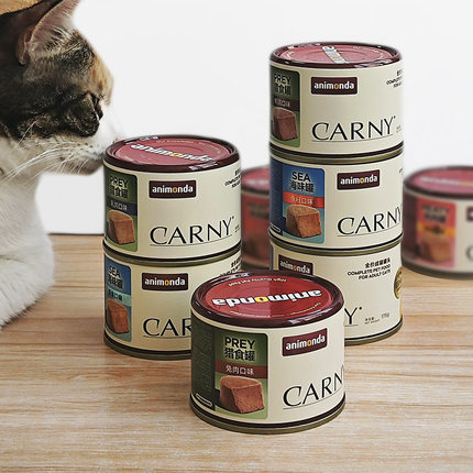 贝多芬宠物/爱诺德carny卡尼全价主食猫罐鸡肉牛肉成猫主食罐175g