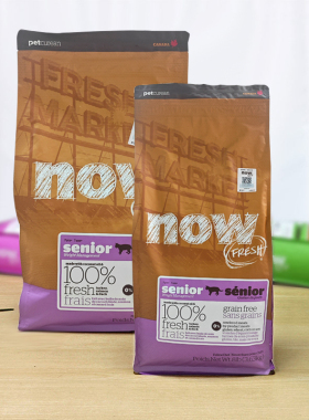 贝多芬宠物/美国Now Fresh天然猫粮无谷鲜肉老猫低磷猫粮8磅/16磅