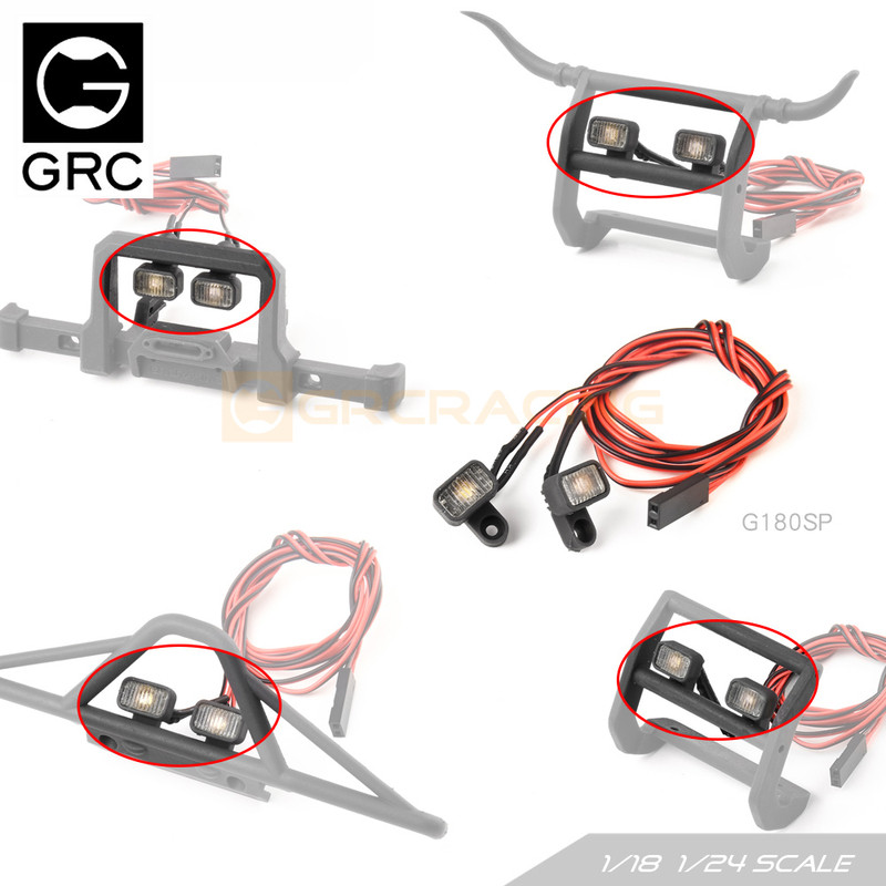 前杠方形射灯TRX4M攀爬车