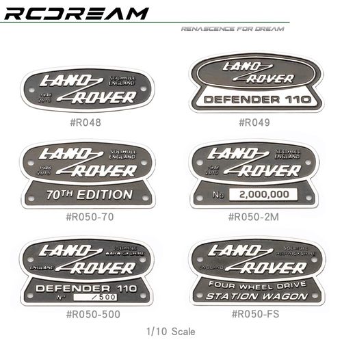 路虎卫士金属车标牌TRX4