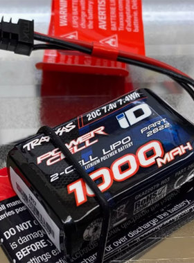 TRAXXAS 1000 mAh 7.4V 2-Cell 20C 原厂锂电池 1/18 TRX4M 2822