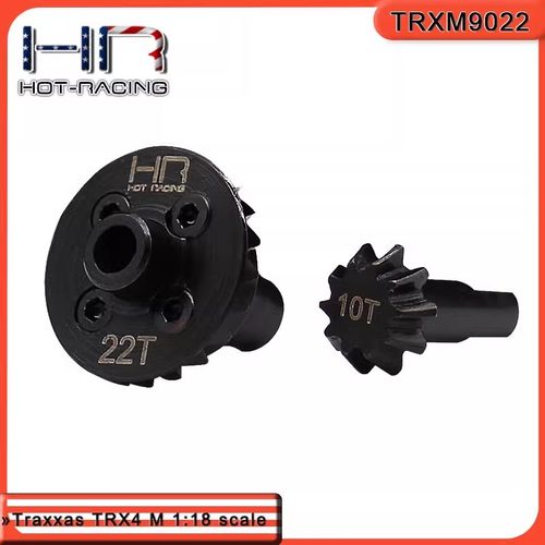 TRX4M40铬钢后差速器升级伞齿