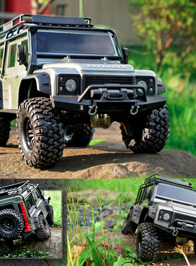 Traxxas TRX4仿真T4路虎卫士遥控电动越野车攀爬车82256-4包邮