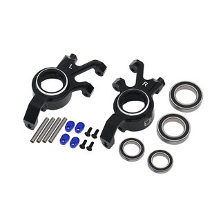 HR 大X Traxxas X-Maxx 配件铝合金加强型三轴承设计前转向杯