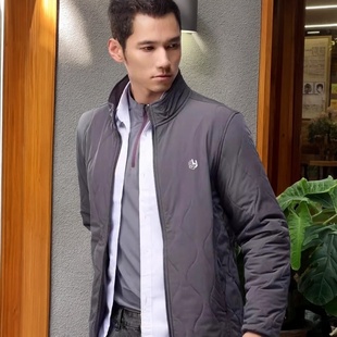 冰川时代秋冬外套男士 保暖棉服运动户外夹克加厚羊毛棉袄内搭外穿