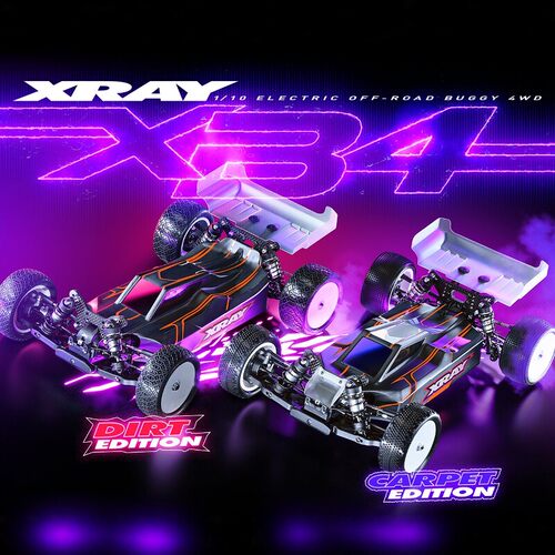 XRAY XB4 2026新款 1/10电动竞赛遥控车四驱越野车RC车架