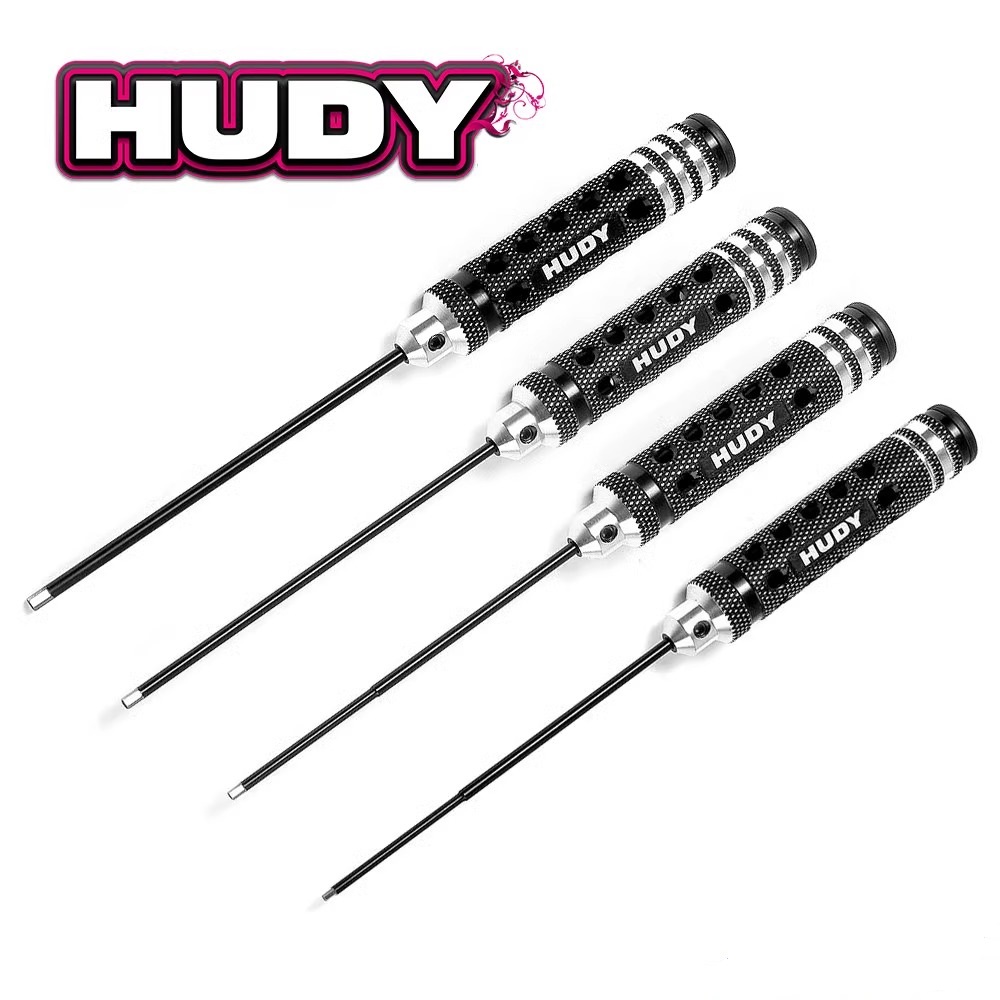 HUDY 内六角螺丝刀 1.5/2.0/2.5/3mm 25周年 超轻量版批柄模型用