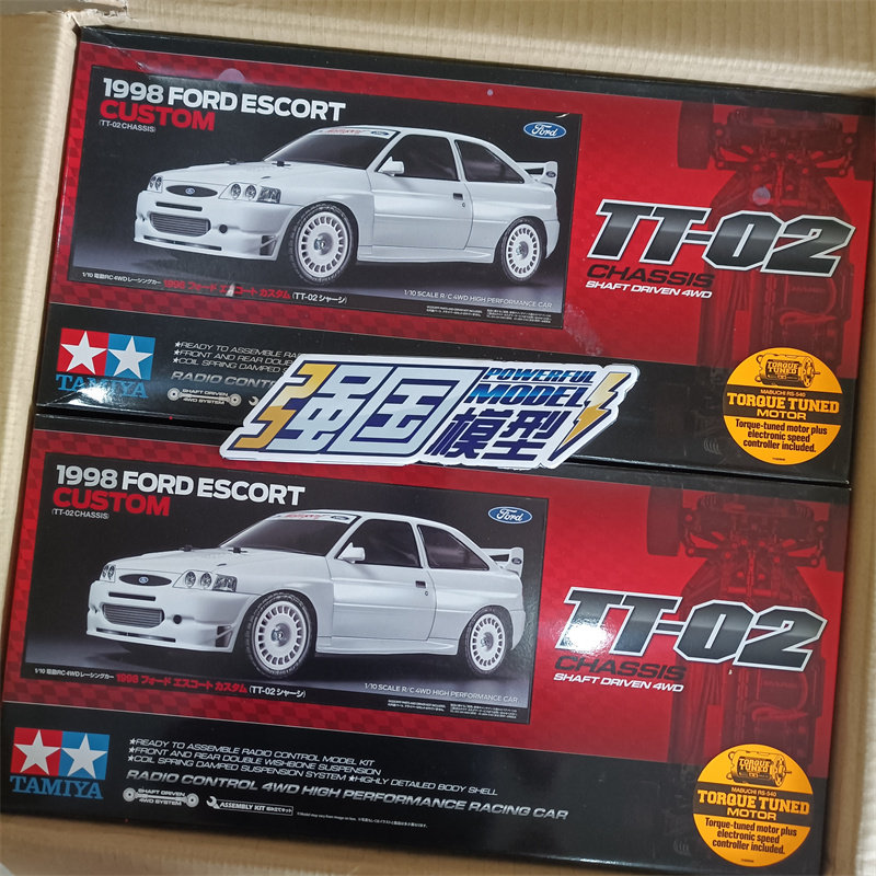 TAMIYA田宫 1/10 1998福特护航车四驱竞赛电动遥控房车(TT02底盘)