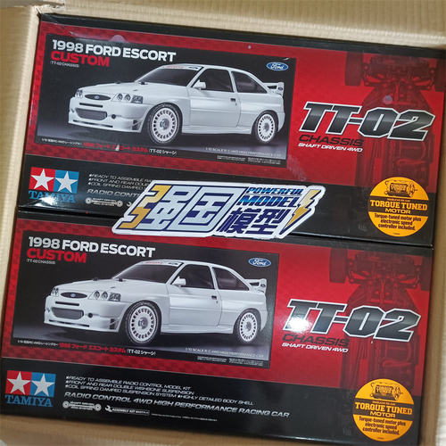 TAMIYA田宫 1/10 1998福特护航车四驱竞赛电动遥控房车(TT02底盘)