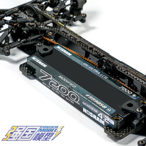 NOSRAM HV Mod 4.2 7.6V 7200MAH 1/10电房平路车硬壳超薄锂电池