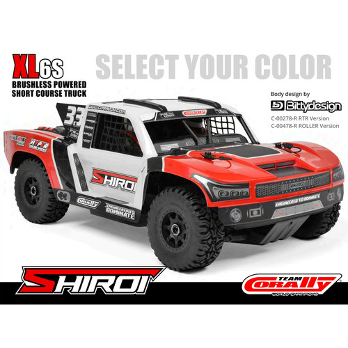 Team Corally SHIROI XP 6S 1/8四驱无刷电动遥控车越野短卡车RC