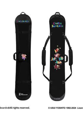 正版新品蜡笔小新Gee snowboards单板饺子皮雪板雪包滑雪板保护套