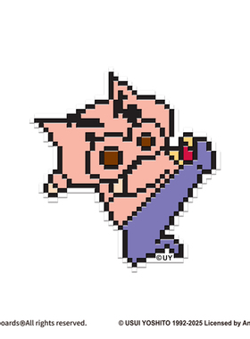 蜡笔小新 x Gee snowboards联名单板滑雪板防滑贴 不理不理左卫门