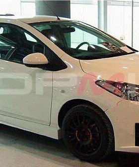 香港TOPMIX  两厢马自达2改装大包围 前杠后杠左右侧裙