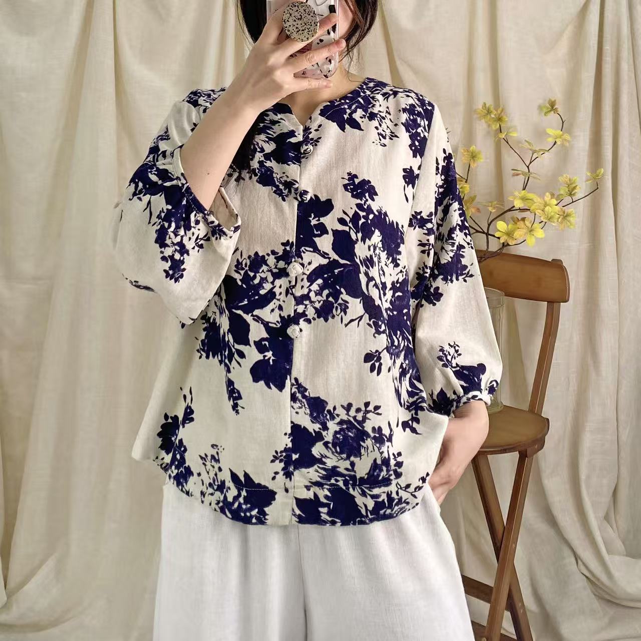 文文家棉麻女装批发文艺休闲