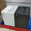 艾罗拉D4迷你电脑小机箱M ITX桌面机箱立人D5机箱主机壳办公 ATX
