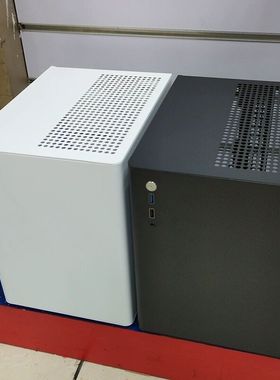 艾罗拉D4迷你电脑小机箱M-ATX/ITX桌面机箱立人D5机箱主机壳办公