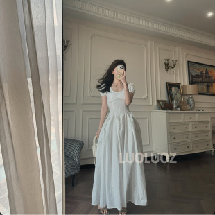 时尚 高级气质轻奢收腰女神范长款 连衣裙JF876 爱意回响 LUOLUOZ