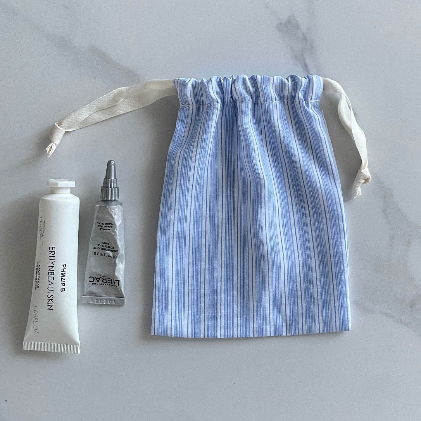 复古条纹棉布袋购物小布袋小号束口袋环保袋内衣收纳抽绳包杂物袋,收纳整理,绘本/图书收纳袋,淘宝优惠券,粉丝福利购,淘宝优惠卷