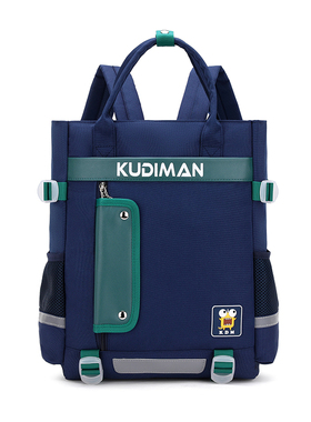 新款补习书包双肩手提补课包女孩背包儿童小学生男孩定制印字logo