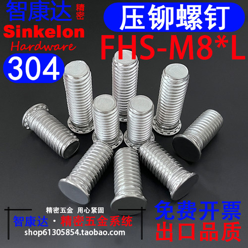 304不锈钢精密压板螺丝