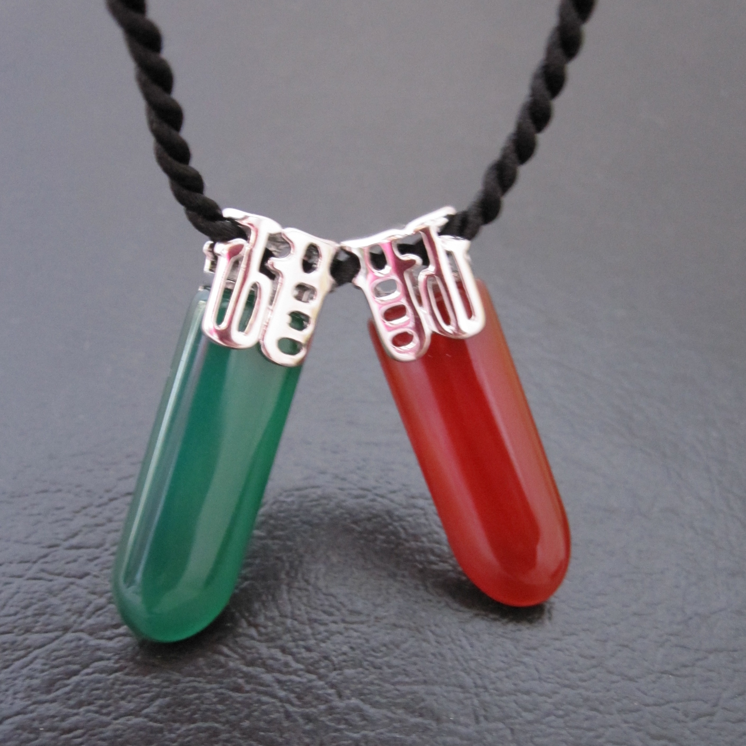 诗美琪925银红玛瑙吊坠情侣龙行天下吊坠