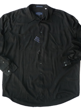 特价 胸116-152大码胖男春秋 商务休闲全棉轻柔肤感长袖衬衫2226