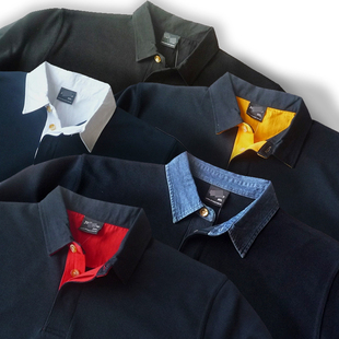 套衫 胸围136 多色翻领3粒扣免烫长袖 商务休闲 2278 152加肥加大码