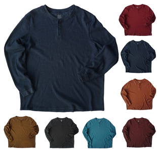 高弹力华夫格圆领长袖 春夏中老胖男 T恤2310 170加肥加大码 胸140