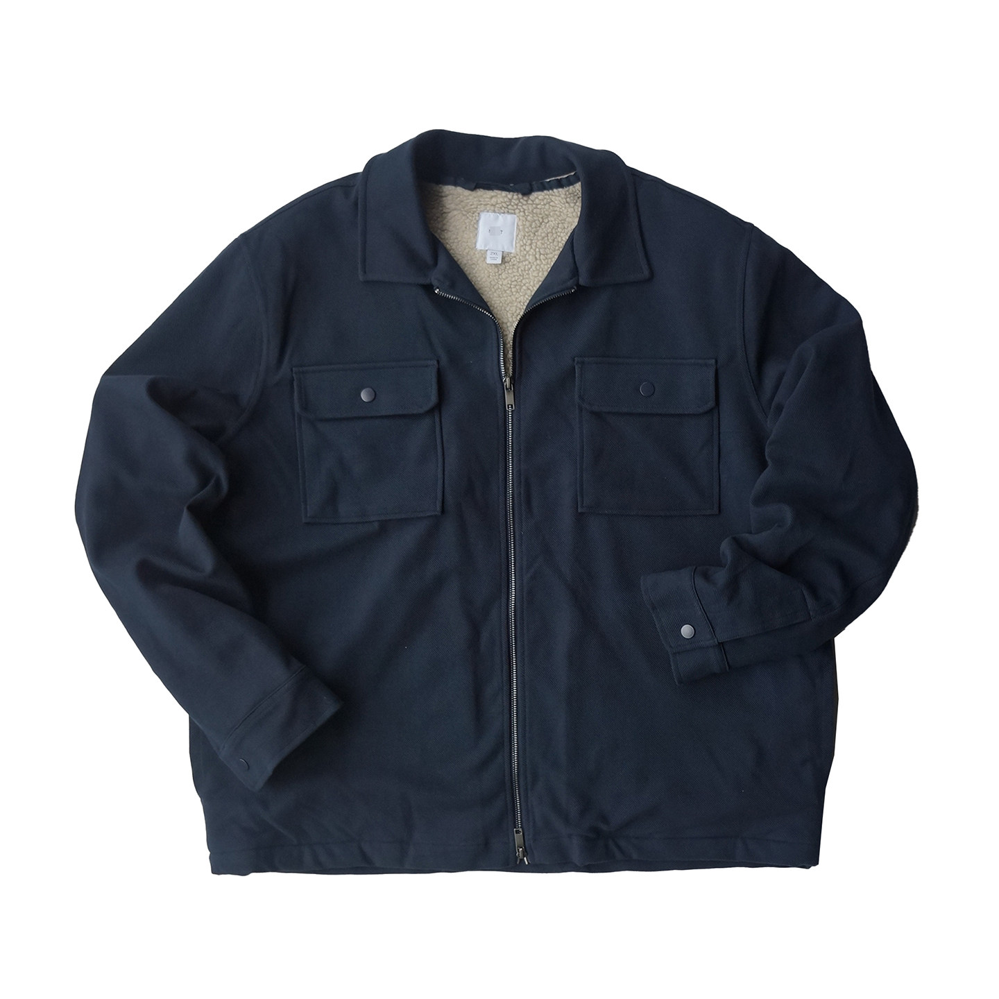 胸围150-176CM加肥加大码胖男 翻领仿羊羔绒内里多袋棉夹克2481,男装,棉衣,淘宝优惠券,粉丝福利购,淘宝优惠卷