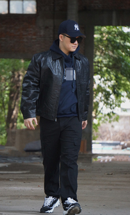 秋冬 特价 男款 156CM加大码 翻领商务休闲真皮夹克皮衣2108 胸126