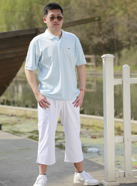 断码抛2尺5-2尺7欧版白色休闲百搭宽松裤版 后袋立体W牛仔中裤K32