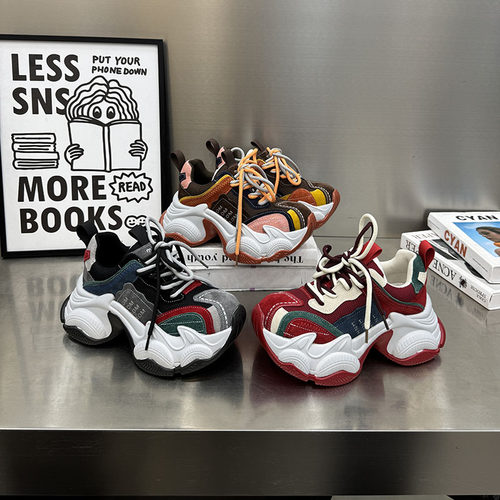 松糕增高老爹鞋女四季百搭