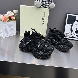 厚底老爹鞋 女9675 女百搭增高休闲运动鞋 单鞋 松糕底潮鞋 26新款