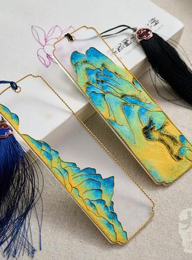 大梦非遗文创掐丝珐琅画书签手工DIY材料包釉料团建研学教学礼品