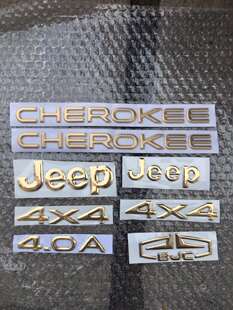 吉普切诺基213/2500全车标牌标志金色、银色