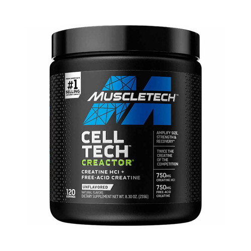 Muscletech肌肉科技盐酸肌酸粉一水肌酸健身补剂增强爆发力耐力