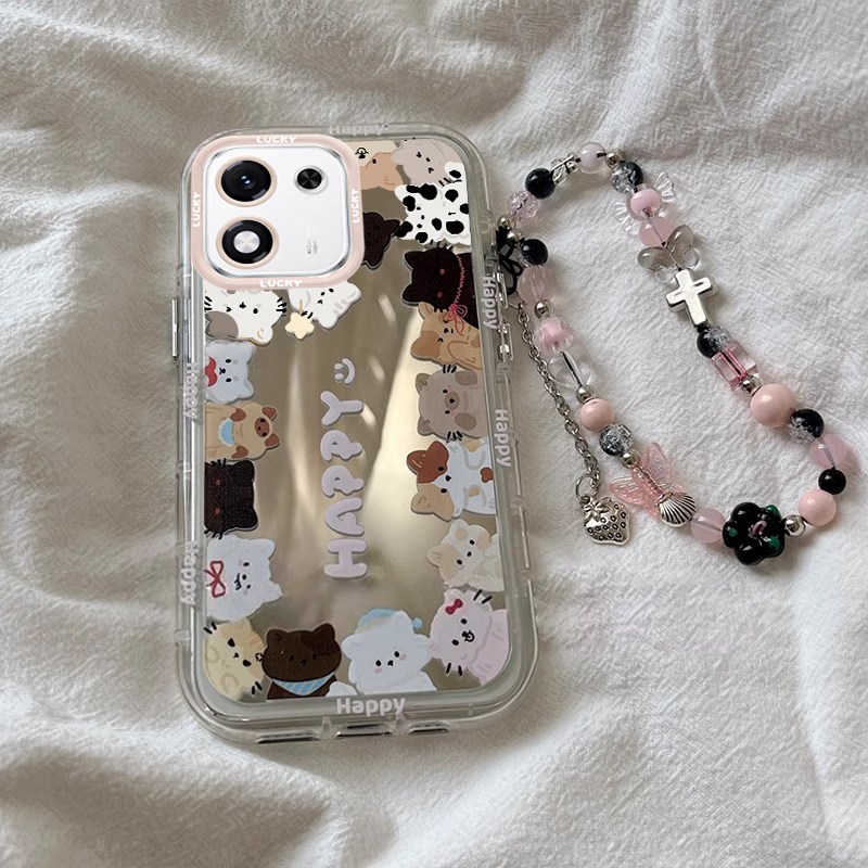 适用荣耀X70i手机壳x60Pro新款x50GT卡通X50i+专用X40猫咪小狗X30泡芙壳荣耀X20SE硅胶X10防摔软壳