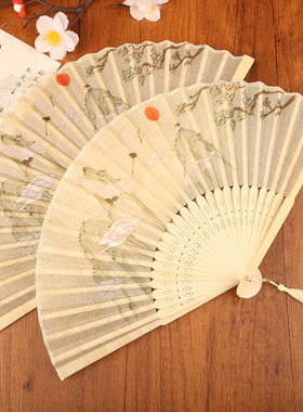 新中式汉服古风折叠扇夏日拍照
